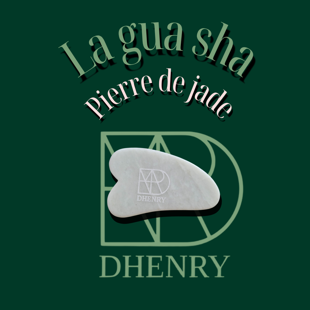 Gua Sha en pierre de jade